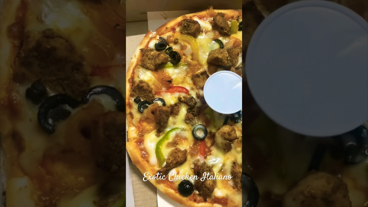 Exotic Chicken Italiano Pizza 🍕| 