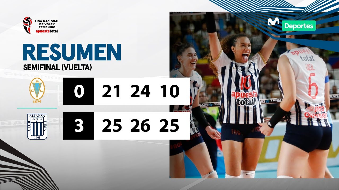 RESUMEN: Regatas Lima 0️⃣ - 3️⃣ Alianza Lima | SEMIFINAL (VUELTA) | LNSV 2023-2024 👋🏐🏆