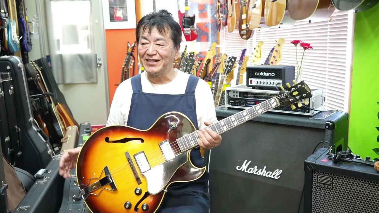 ※ 参考動画 Gibson ES-175D  1968年製　希少純正Zipper Case Cover !