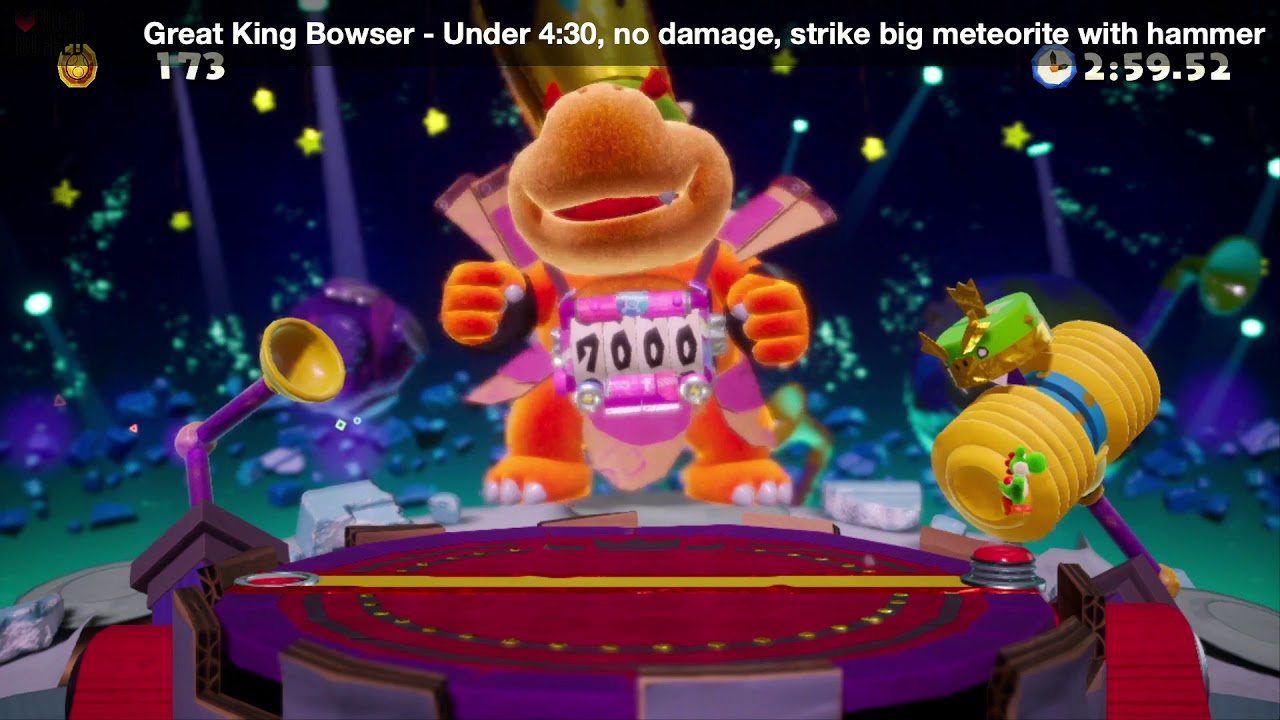 [Yoshi's Crafted World] The Great King Bowser Boss Challenge