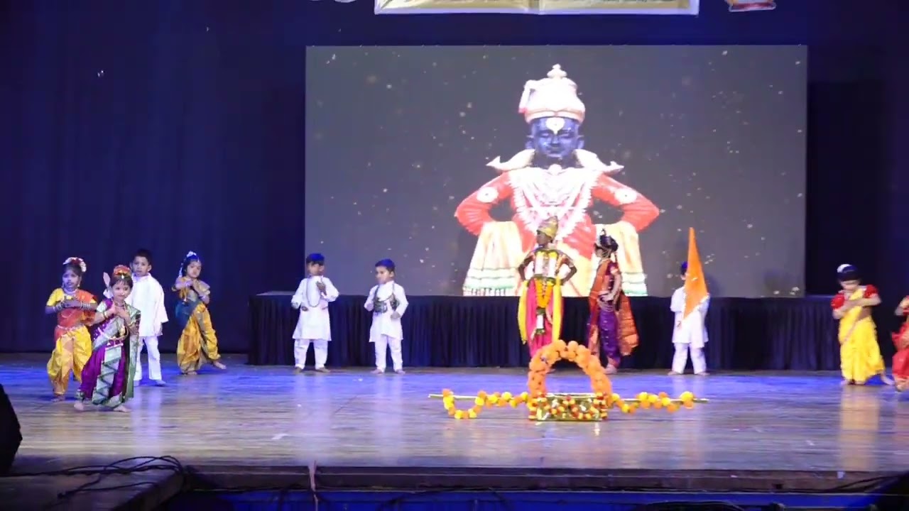 7th Annual Gathering 2025 of Vishwashhantiniketan Vidyalaya Chakan PuneDance performance of Nursery 