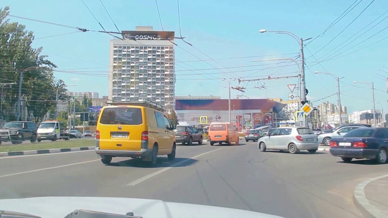 35 Кишинев ул Зелинского, Тимошенко Бульвар Дечебал, мимо ЖД, Набережная до оптового рынка