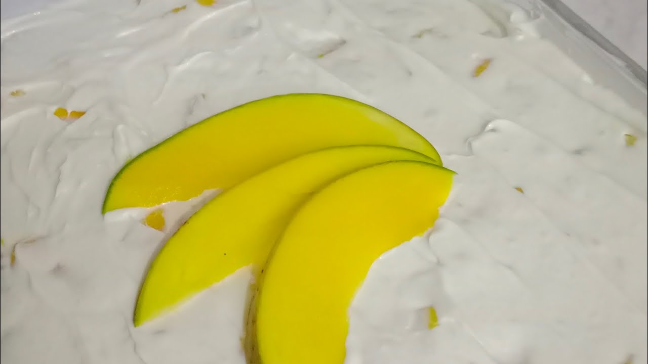 تيراميسو بالمنغا 🥭😍🍰بطريقة سهلة و سريعة وطعمة لذيذه جدا