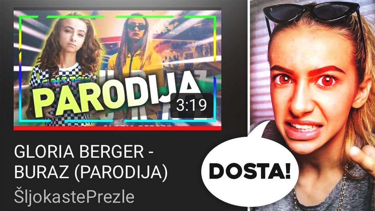 REAGIRAM NA PARODIJU SVOJE PJESME *drama*