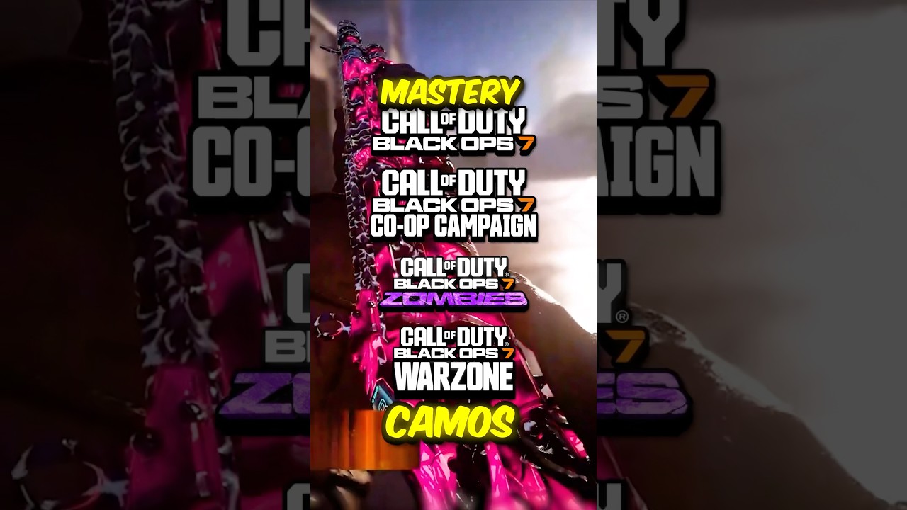 EVERY CAMO in Black Ops 7 Warzone #warzone #blackops7 #mrmarveltv #shorts
