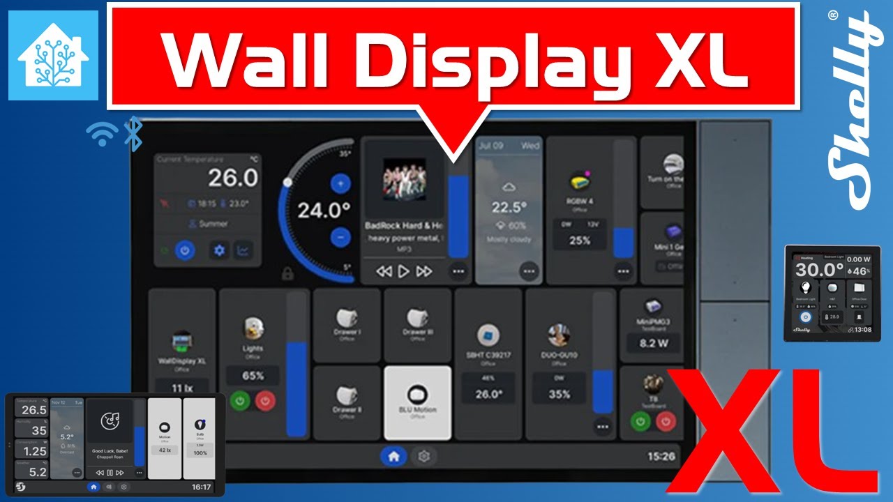 Neu: Shelly Wall Display XL Touchpanel… so genial 😉