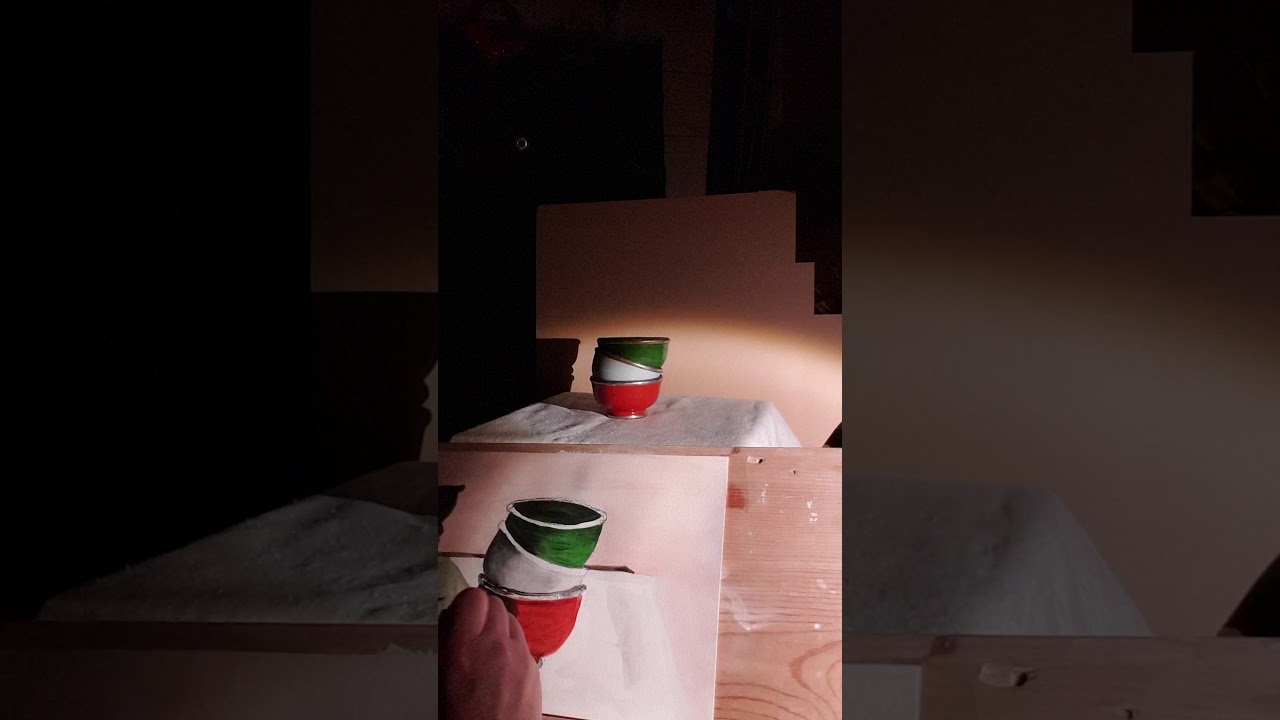 Bourton Artlift,  week 6 painting still life. Part one  longer and two shorter(1)