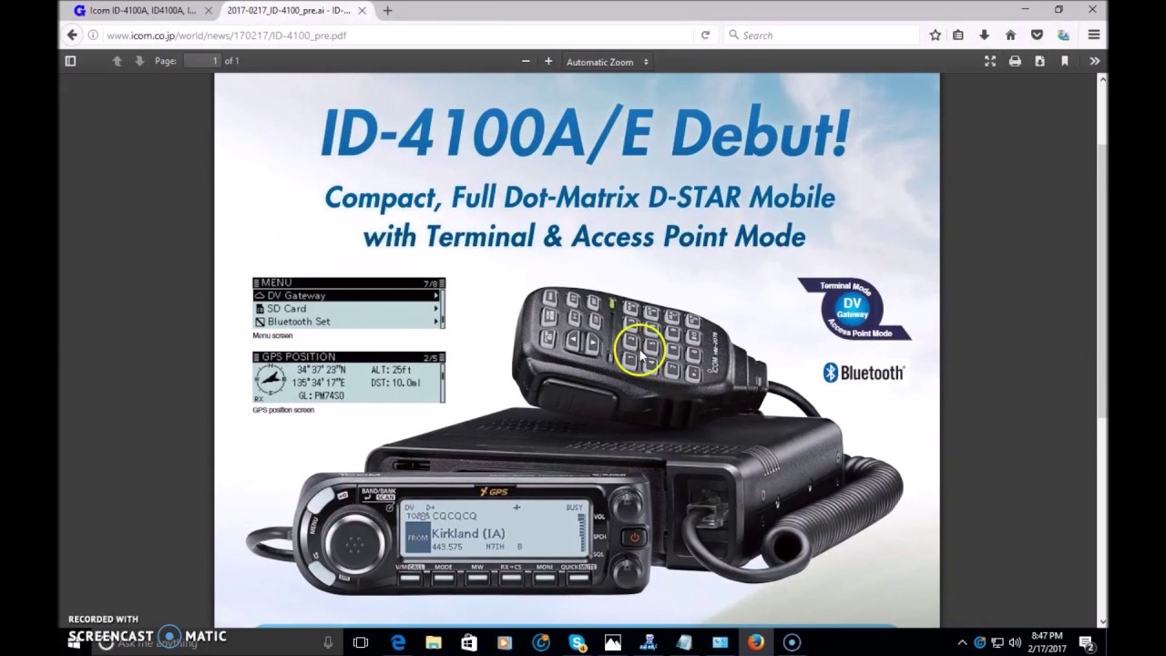 Icom ID-4100A D-Star mobile