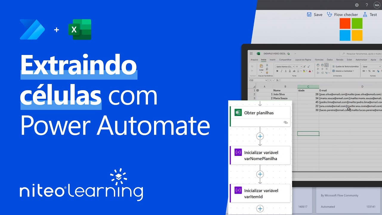 Como Obter CÉLULAS ESPECÍFICAS DO EXCEL no Power Automate