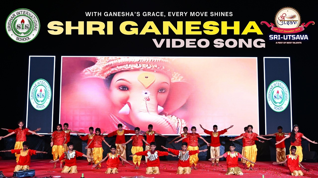 SHRI GANESHA DANCE VIDEO : Grade V -Rigel Students | Sri-Utsava 2026 | Sridhar International School,