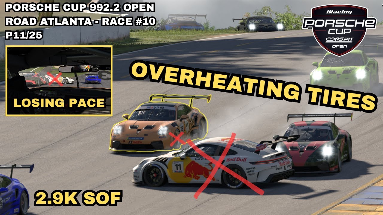 iRacing Porsche Cup 992.2 Open - Road Atlanta (Race #10)