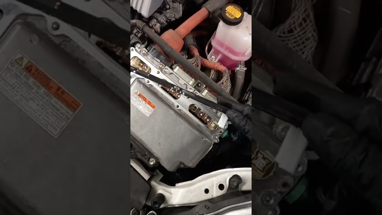 2012 toyota hybrid inverter zvw30r prius inverter discharge