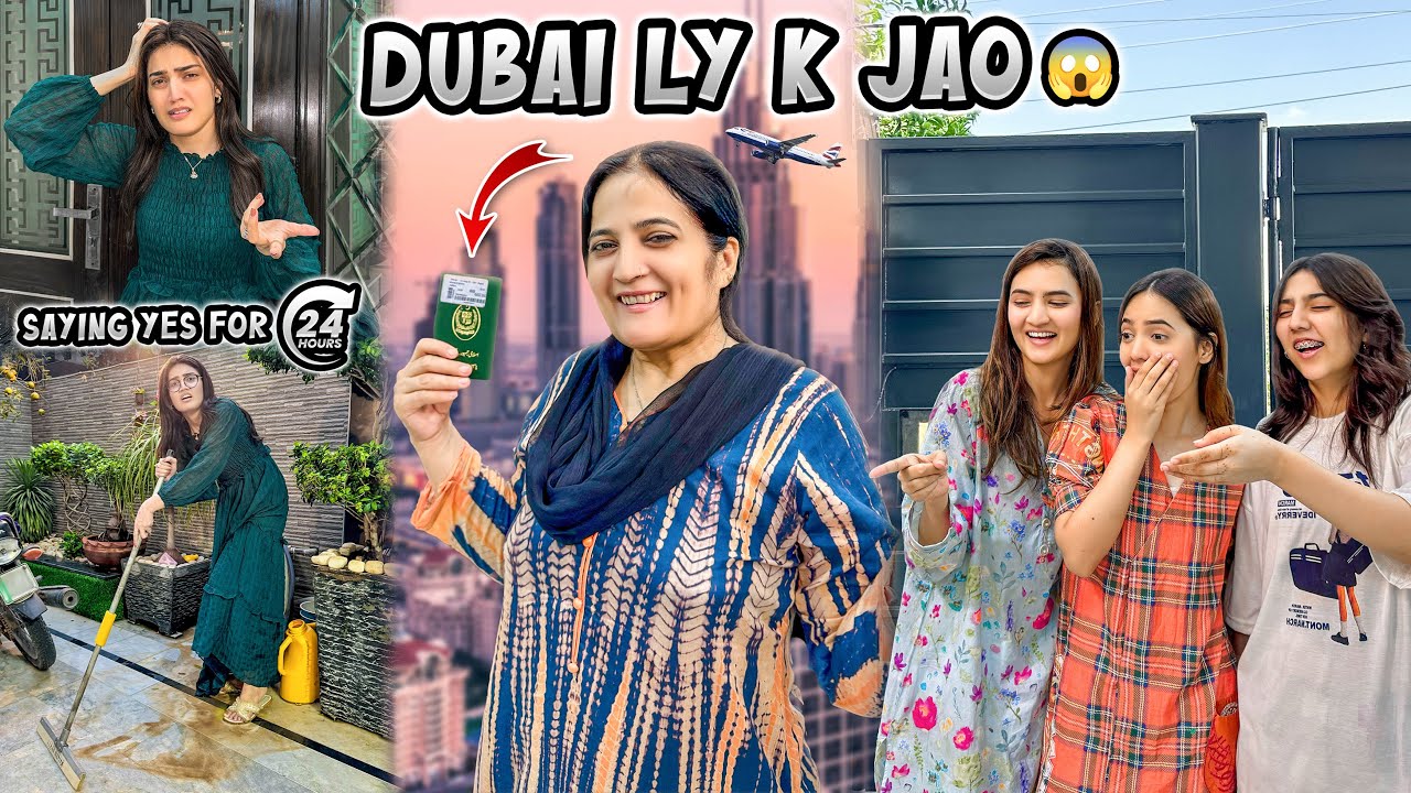SAYING YES TO MY MOTHER FOR 24 HOURS 🥹 | Dubai Jany Ki Farmaish Ker De 😱