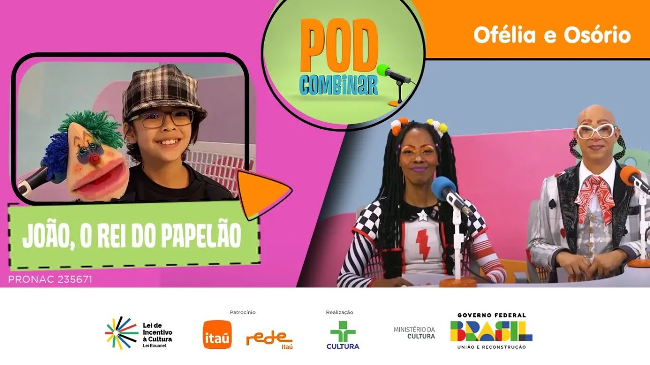 PODCOMBINAR | PODCOMBINAR: JOÃO, O REI DO PAPELÃO |  QUINTAL DA CULTURA
