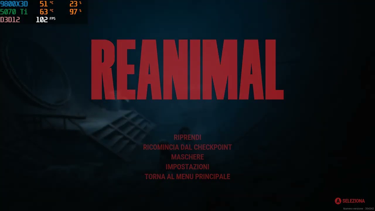 Reanimal 1440p | Max Setting (RTX 5070ti + 9800X3D)