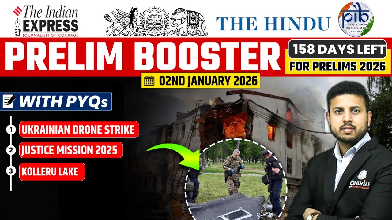 Daily Current Affairs- 2 January 2026 | The Hindu NewsPaper | Prelim Booster by Rishav Sir