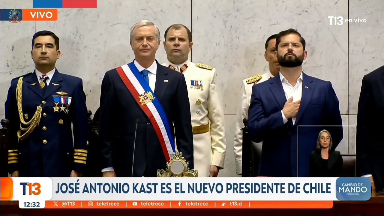 Chilean National Anthem | Kast's Inauguration as the President