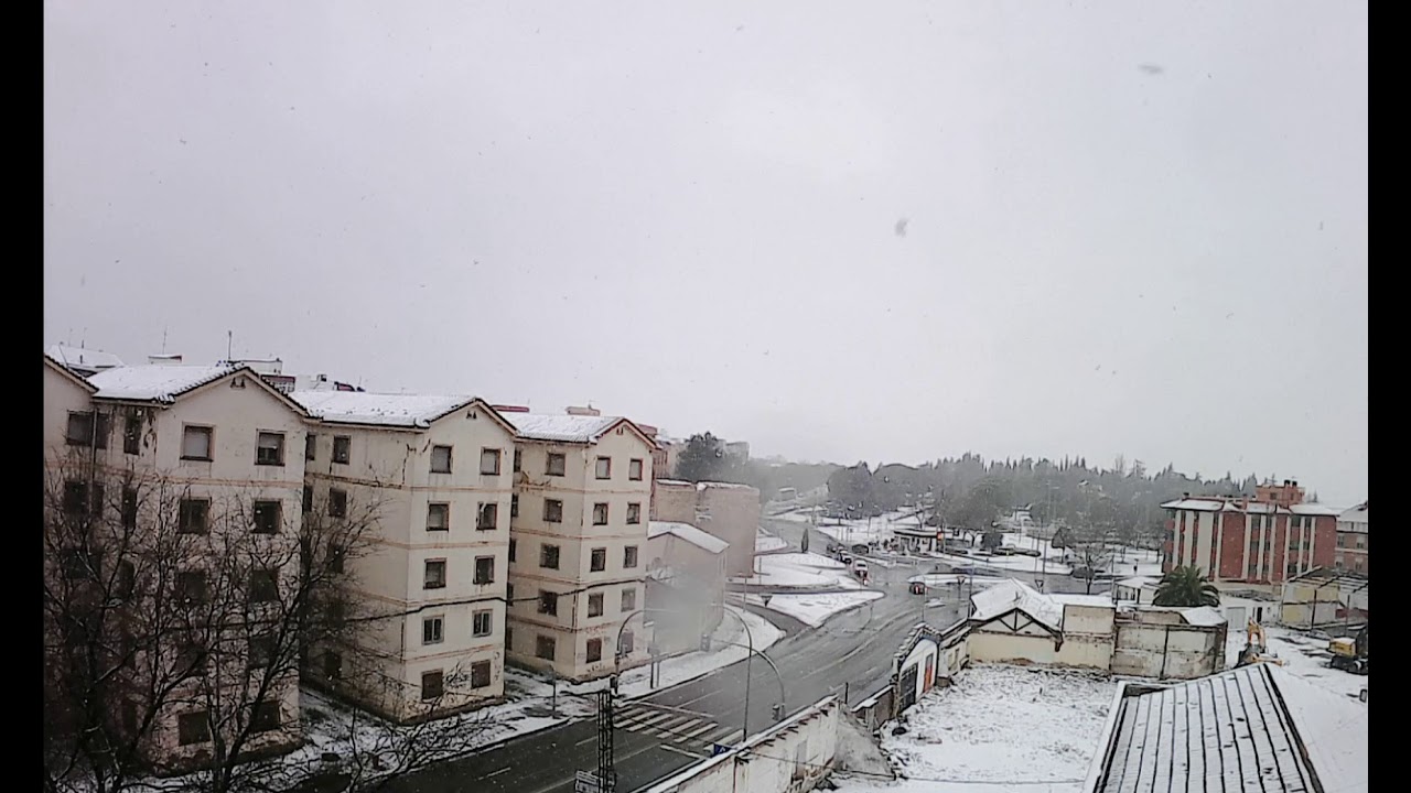 Nevada Ciudad Real (Enero 2021) Filomena Snow Storm