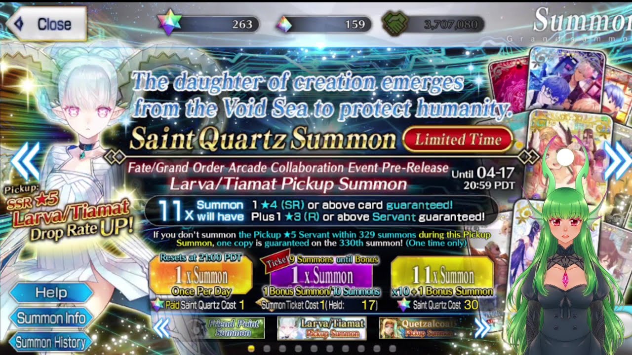 [FGO NA] Tiamat Larva Summoning Rolls!