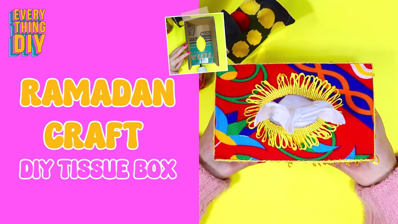 #Easy Ramadan Craft: DIY Decorative Tissue Box