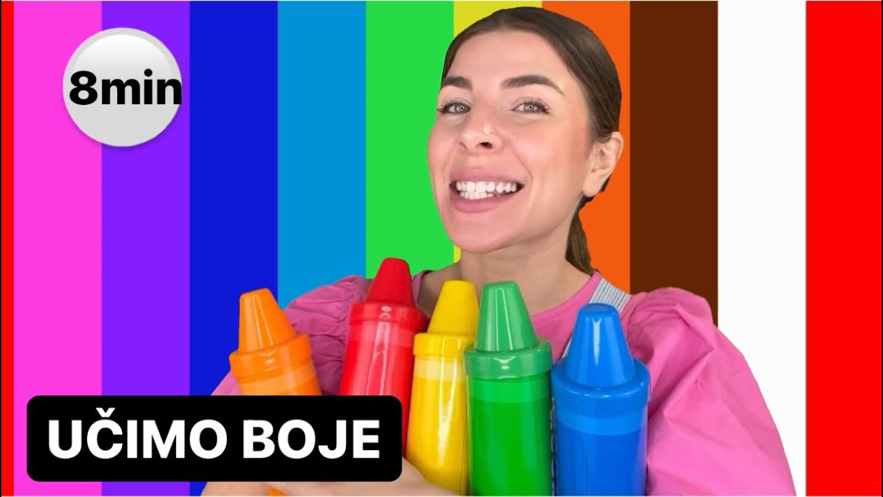 Ucimo Bebe i Malu Decu- Učimo Boje i Pesmice sa Ksenijom | Ksenija za Decu