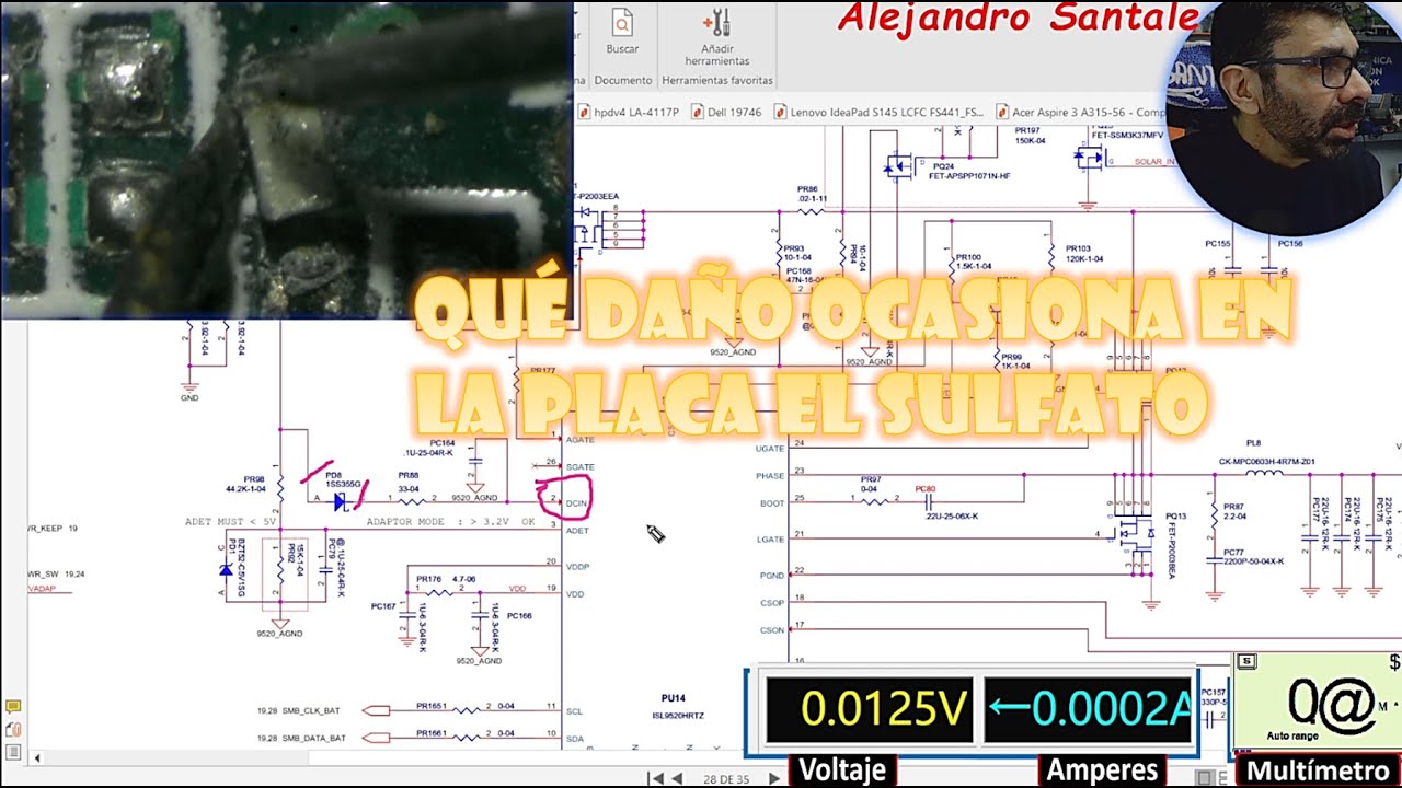 ¿Qué hace el Sulfato en una placa electronica?