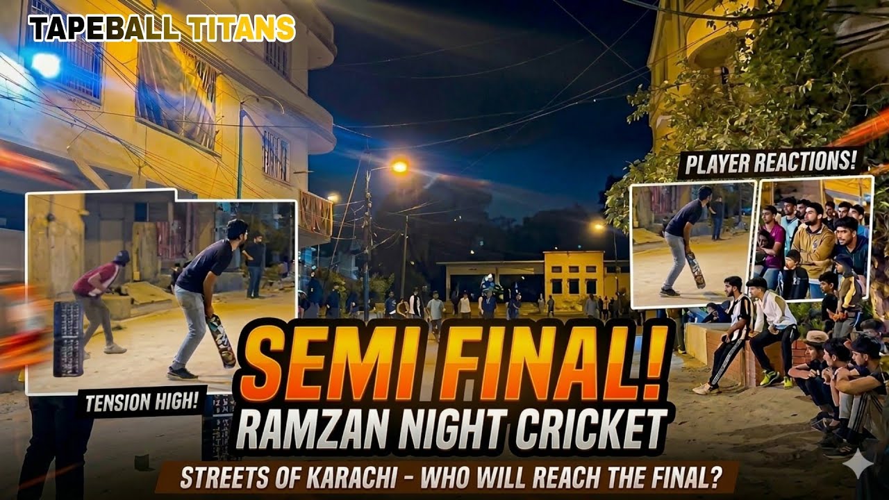 SEMI FINAL 🥵MA MUHTASHAM AND AHMED KI TABAHI BATTING 🔥🏏