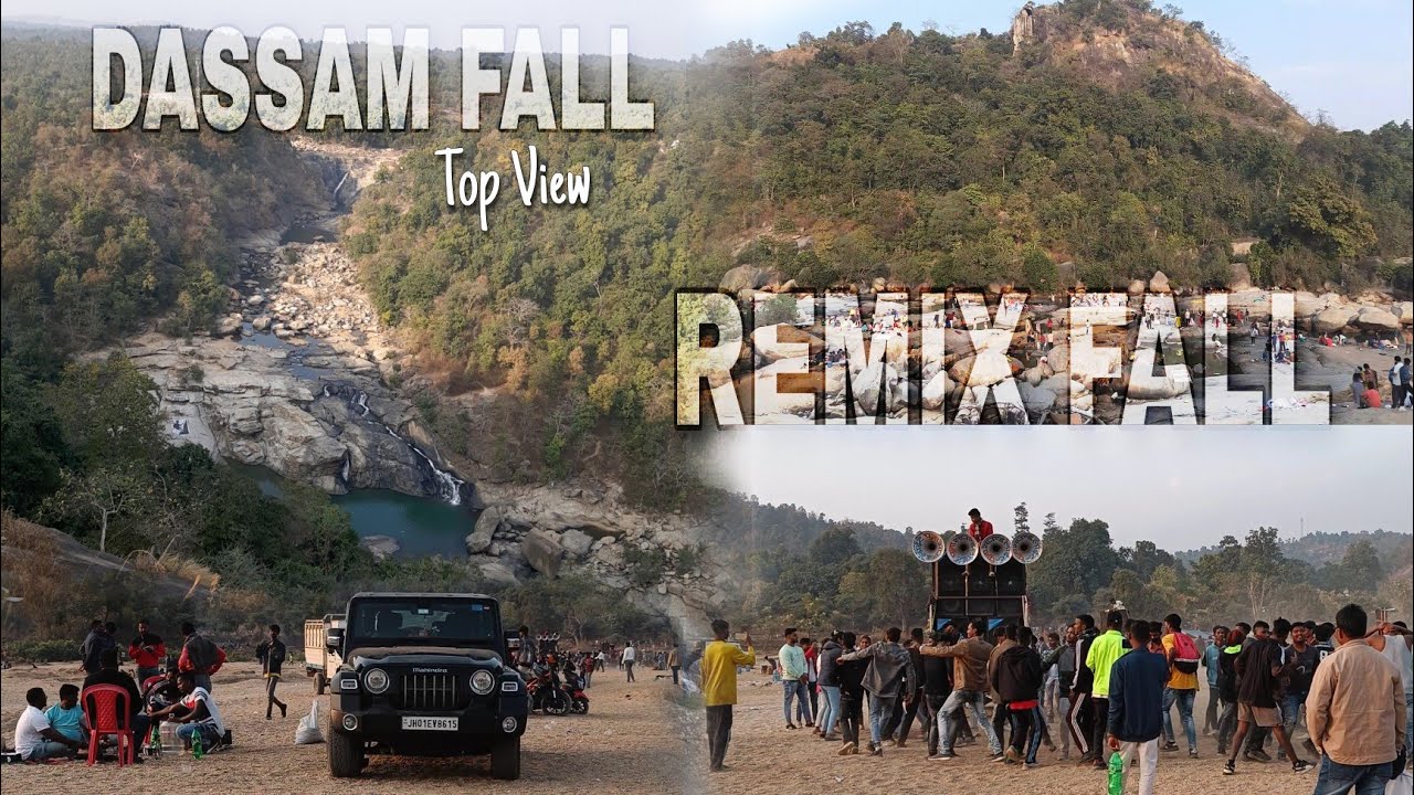 DASSAM FALL Top View, REMIX FALL #viral #waterfalls