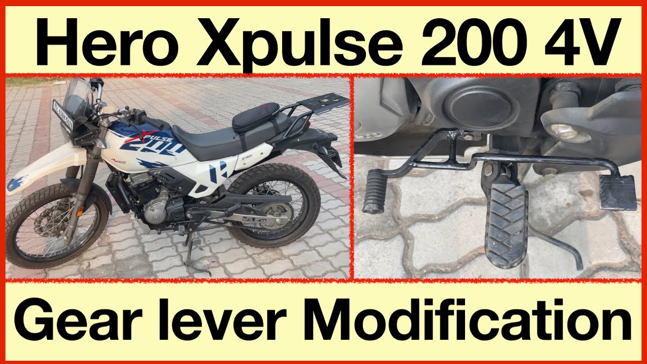 Hero Xpulse 200 4V *Gear Lever Modification (Protect Your Shoes)