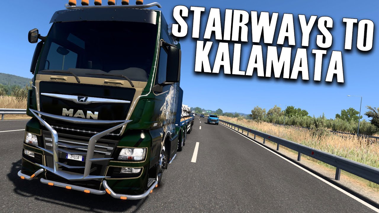 ETS2 | Stairways to Kalamata | Euro Truck Simulator 2 | Cruising Greece | Episode 134