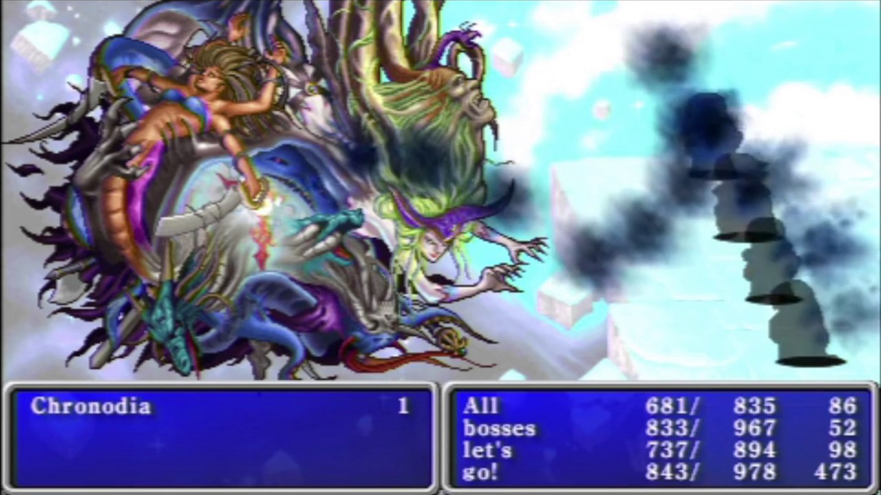 FF1 All Bosses Chronodia fight