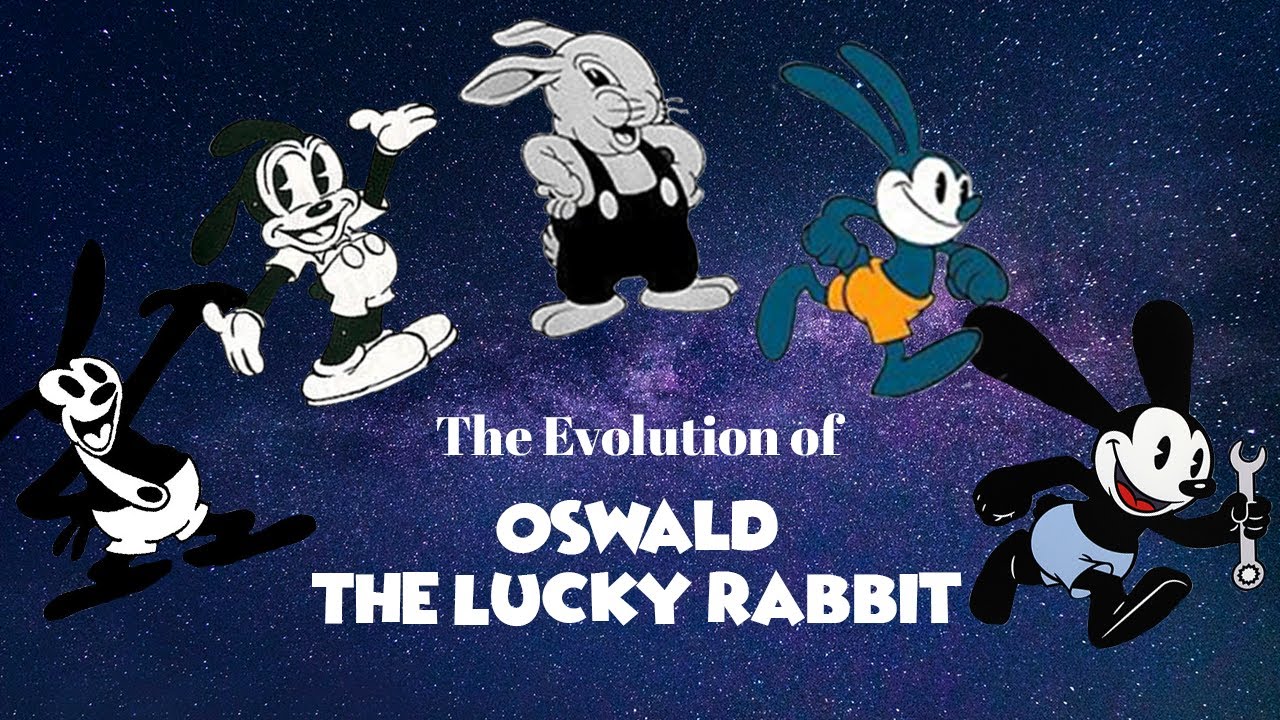 The Evolution of Oswald the Lucky Rabbit - From 1927 to 2018