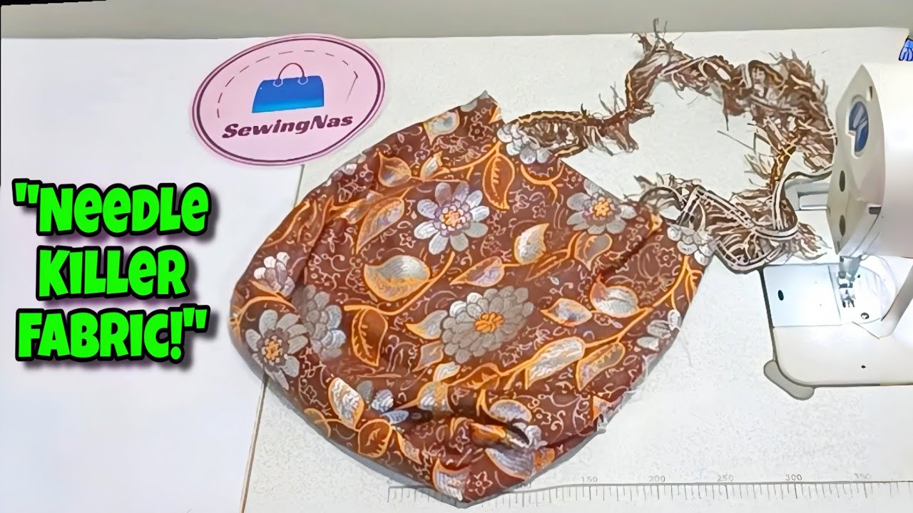 I SEW A SHOULDER BAG WITH THE MOST UNUSUAL FABRIC EVER !