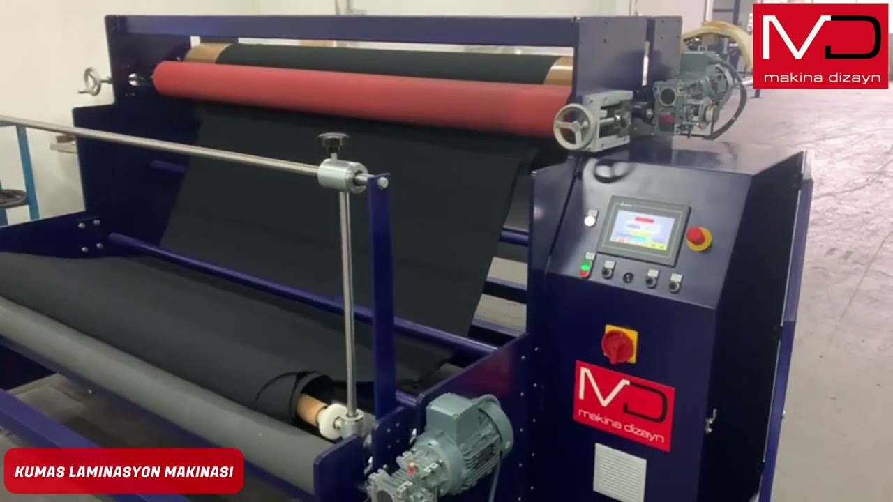MD MAKİNA DİZAYN | TEXTILE HOT LAMINATION MACHINERY | KUMAŞ LAMİNASYON MAKİNESİ