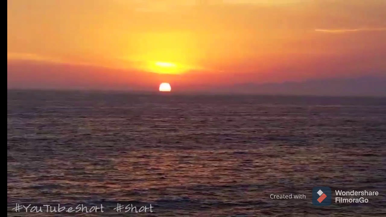 Beach Sunset 2021 - Hermosa Beach, California #youtubeshort #short