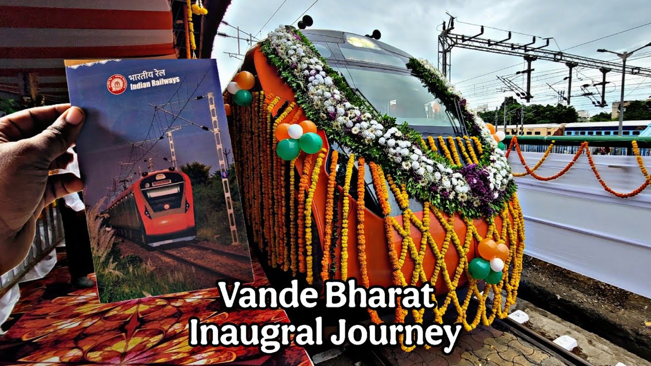 NANDED To MUMBAI : Inaugral Special:  20705 NED-CSMT VANDE BHARAT EXP : Indian Railways