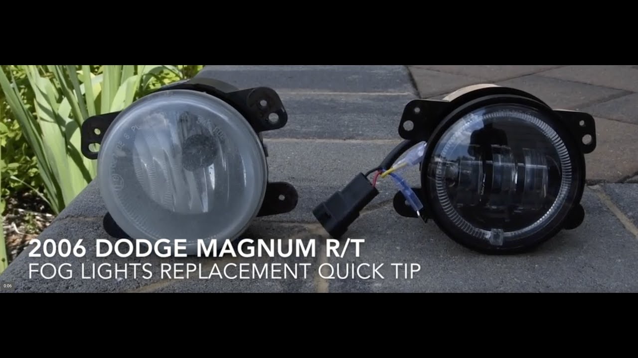 Replacing the Fog lamps to 2006 Dodge Magnum Quick tip
