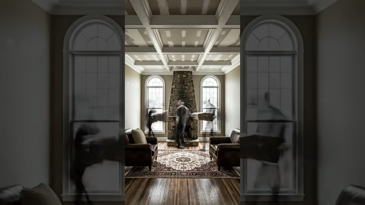 Abandoned living room transformation 