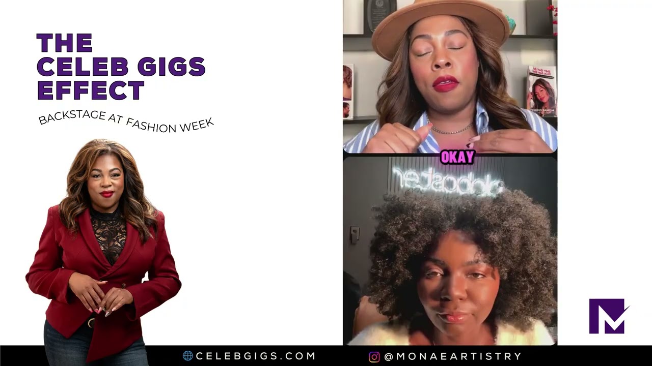 Backstage at Fashion week ft. Ciantha Cranshaw | The CELEB Gigs Effect