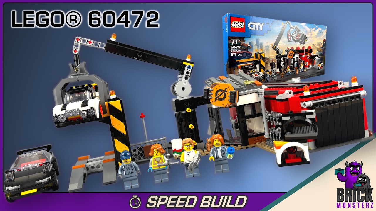 LEGO® City 60472 Scrapyard Speed Build