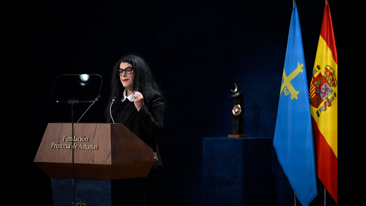 Discurso de Marjane Satrapi, Premio Princesa de Asturias de Comunicación y Humanidades 2024