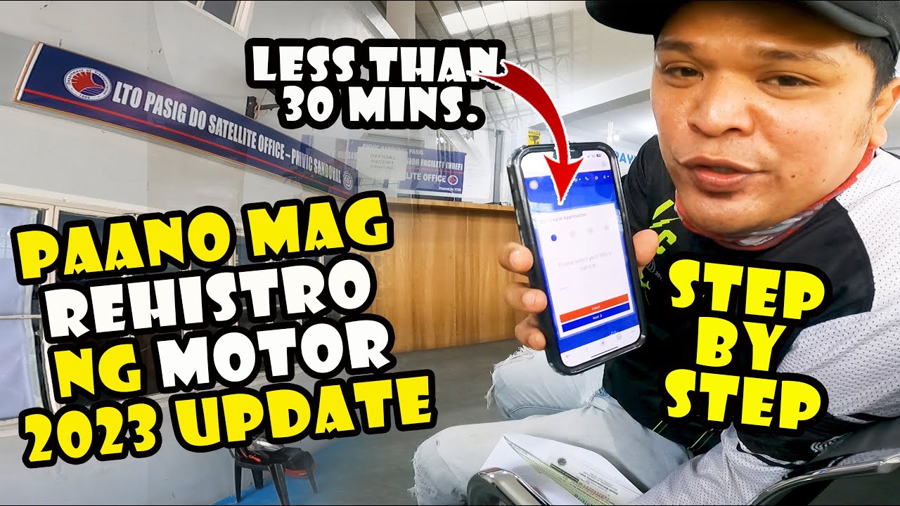 REHISTRO NG MOTOR NGAYONG 2023 | BUHAY DELIVERY RIDER