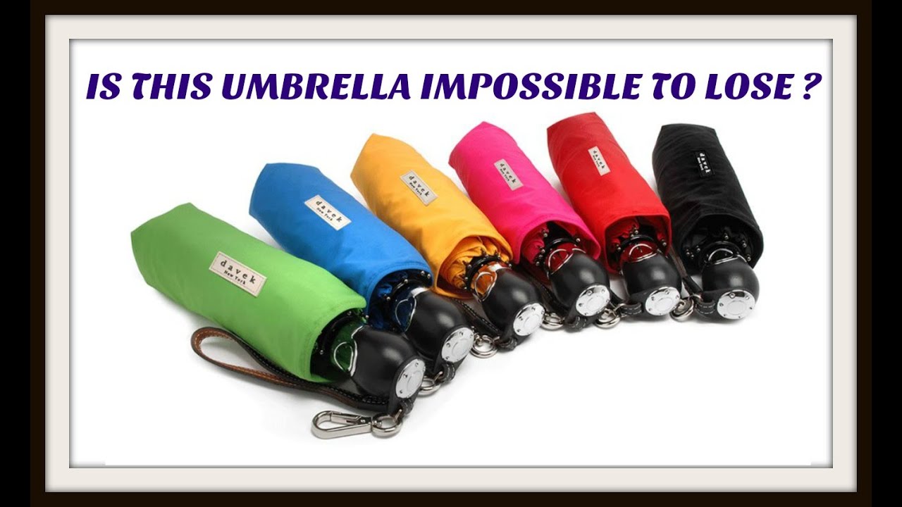 IS THIS UMBRELLA IMPOSSIBLE TO LOSE ? - DAVEK ALERT UMBRELLA