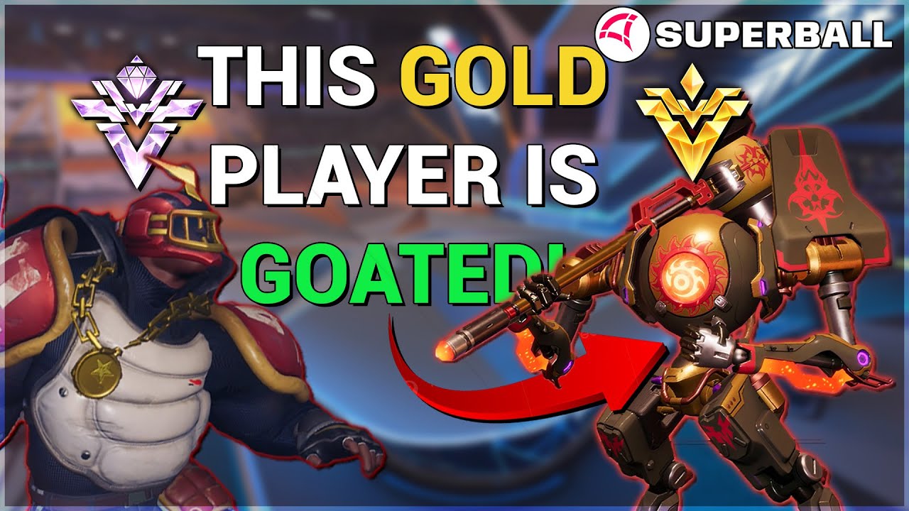 THIS GOLD PLAYER PEAKED IN PRO LOBBIES - SUPERBALL #shorts #shortsgaming