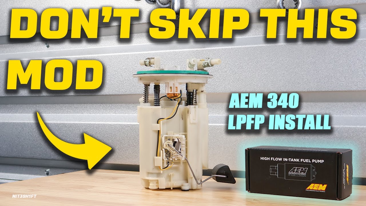 AEM 340 FUEL PUMP DIY INSTALL GUIDE ON MY 2017 SUBARU WRX STI  | Part 9 of Tearing Down My STI
