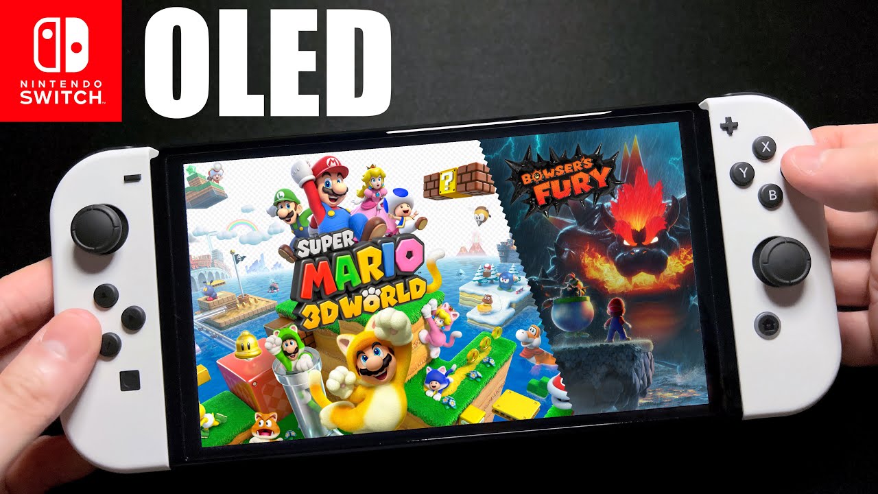 SUPER MARIO 3D WORLD + BOWSER'S FURY on Nintendo Switch OLED Gameplay