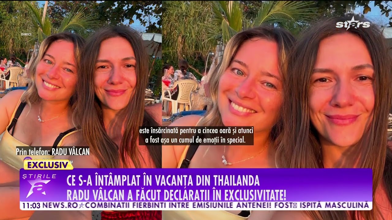 Radu V&acirc;lcan și Adela Popescu, surprize &icirc;n vacanța din Thailanda