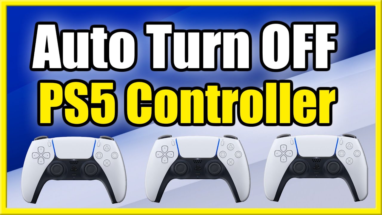 How to AUTO Turn Off PS5 Controller After 10 Minutes! (Power Saving Settings)