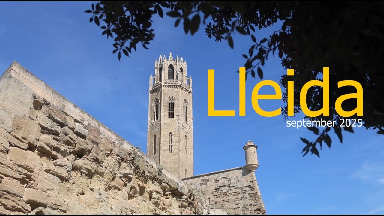 Not touristic Spain. Lleida September 2025 . The Hidden Gem of Catalonia.  Authentic Spain Travel