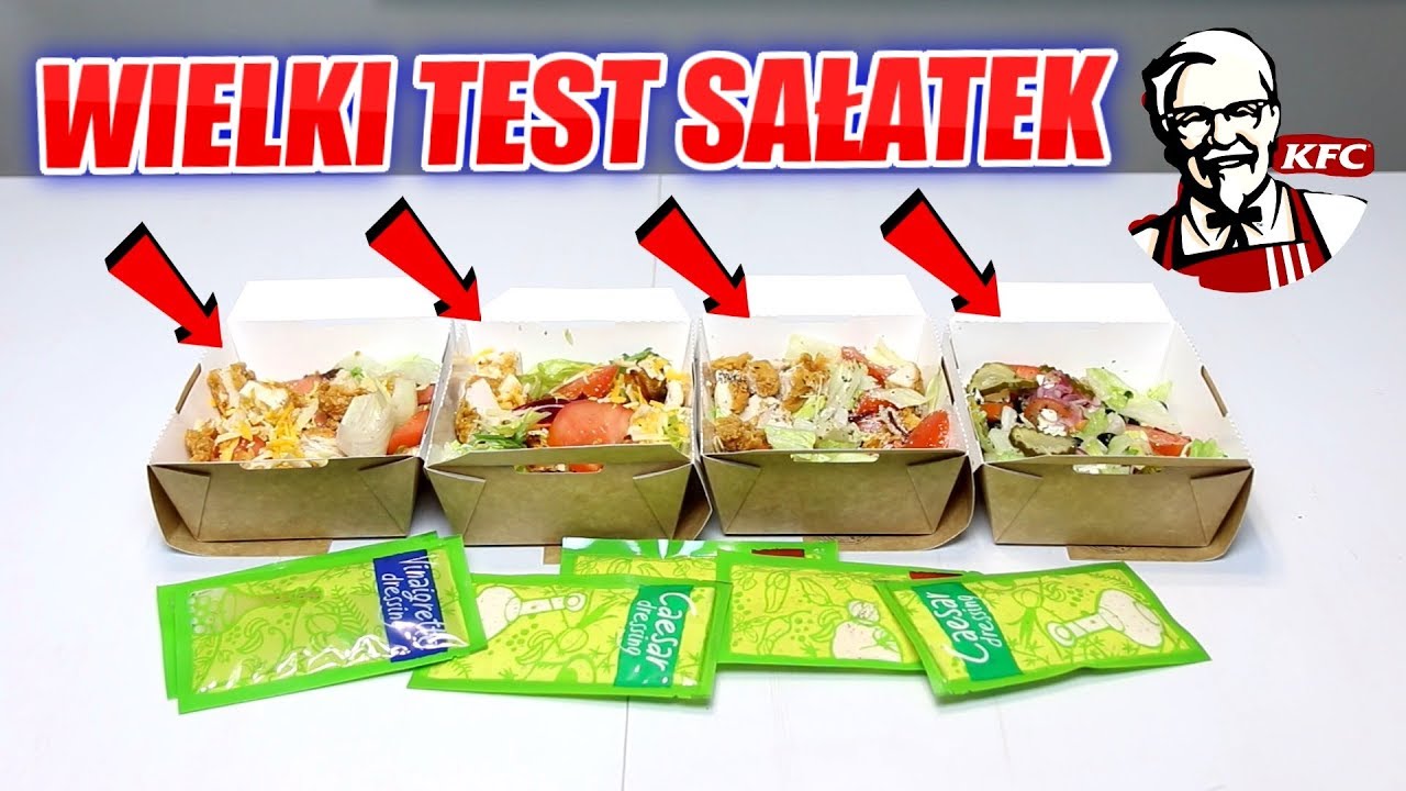 WIELKI TEST SAŁATEK Z KFC - KTÓRA NAJLEPSZA?